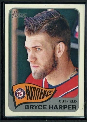 Tarjeta De Béisbol Topps Heritage 2014 400 Bryce Harper