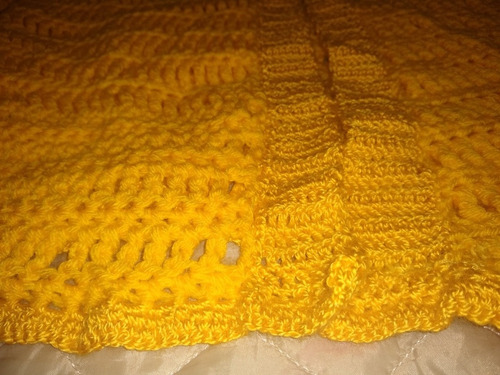 Saco Sacón Tejido A Mano Lana Talle Xxl// Xxxl