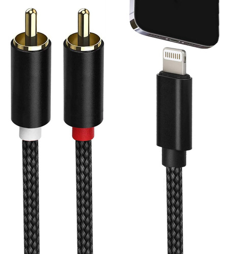 Richupon Cable De Audio Lightning A Rca, Adaptador De Cable