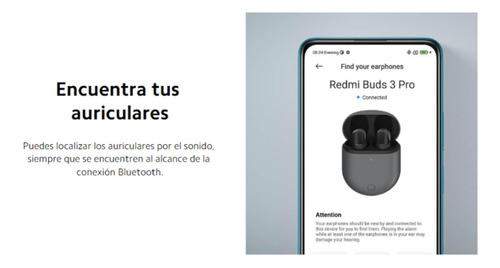 Auriculares Xiaomi Redmi Buds 3 Pro, Bluetooth 5.2