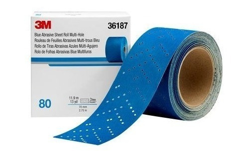 3m 36187 1 Rollo Hookit Cubitron Ii 16.5 X 2.75  G80 Azul