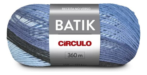 Novelo De Lã Batik Circulo Tricôcrochê 9500 - Sol De Inverno Cor 9172 - Amuleto