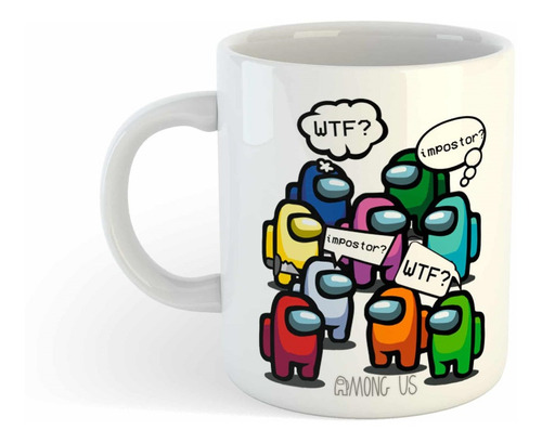 Imagen 1 de 8 de Tazas Personalizadas Sublimada Diseños De Among Us C/caja