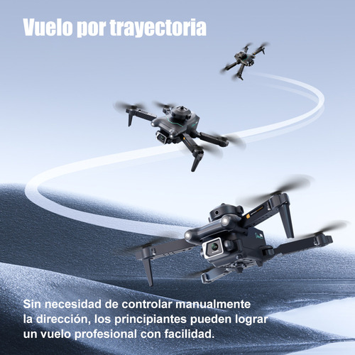 Mini Drone Con Cámara Hd 4k Control Remoto Batería Negro