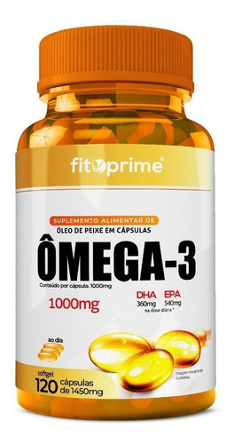 Imagem 2 de 3 de Combo Ômega 3 Óleo De Peixe 1000mg - 12 Potes C/120 Cápsulas