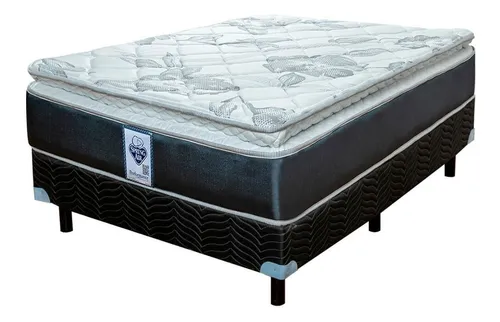 comprar Colchón Matrimonial + Box Spring Air Smith Sp Color Blanco