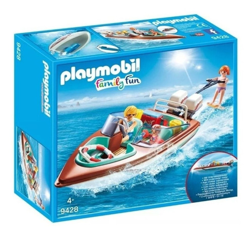 Playmobil 9428 Family Fun Lancha Con Motor Submarino Intek