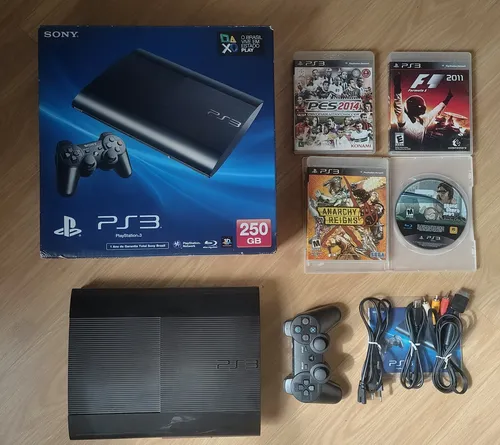 Playstation 3 Ps3 Completo + Jogos | MercadoLivre