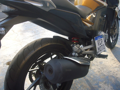 Imagem 3 de 9 de Honda Cb 250 Twister 2020 Abs Amarela Nova Baixo Km Troca