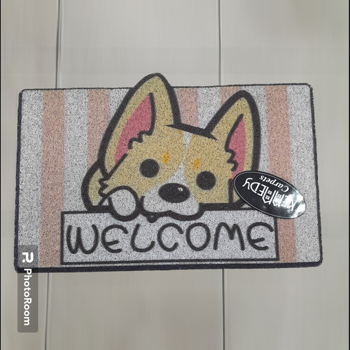 Imagen 3 de 5 de Alfombra O Tapete Anti Resbalante Welcome 40cmx60cm