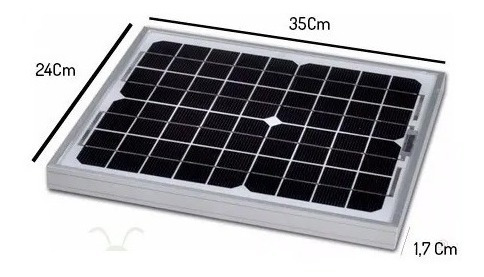 Panel Solar Fotovoltaico 10w Policristalino Ideal Kit