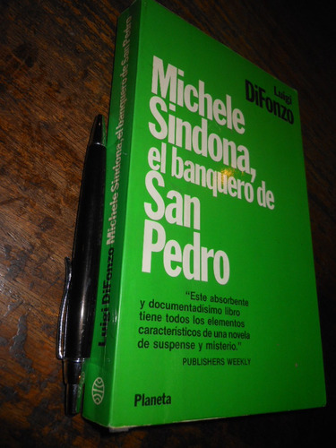 Michele Sindona El Banquero De San Pedro Luigi Difonzo Ed. P