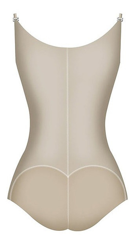 Imagen 6 de 10 de Faja Salome Body Panty Moldeador Con Brasiere 0420 Beige