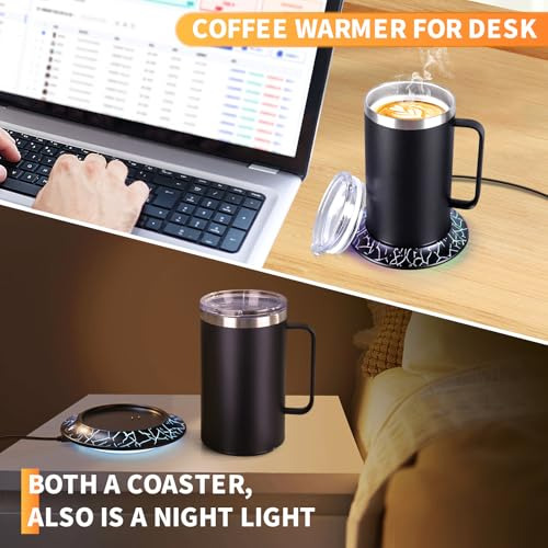 Set De Taza Calentadora Y Taza Inteligente, Taza De Café Elé