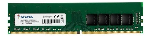 Memoria Adata Premier Ddr4 U-dimm 8gb 3200 Mhz