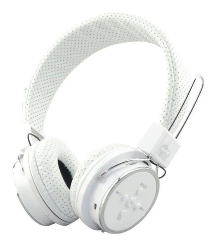 Fone De Ouvido Headphone Sem Fio Bluetooth Sd Mp3 Usb B-05 Cor Branco