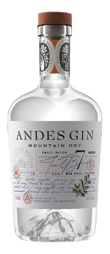 Gin Andes Mountain Dry 750ml