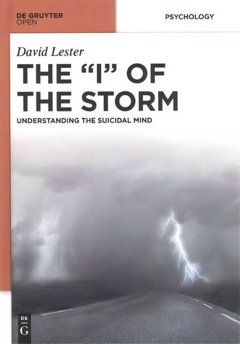 The  I  Of The Storm, De David Lester. Editorial De Gruyter, Tapa Dura En Inglés