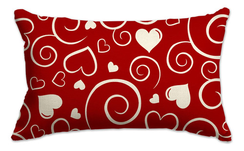 Funda Almohada Para Dia San Valentin 12 X 20  Regalo