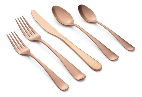 Cambridge Silversmiths Rhiannon Cobre Satinado Juego De Cubi
