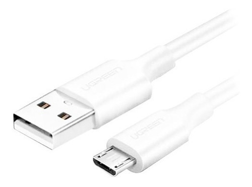 Cable Ugreen De Usb A 2.0 A Micro Usb 2m Blanco 60143 /vc