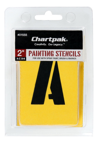 Chartpak, Cha01555 - Plantillas Para Pintura (35 Unidades), 