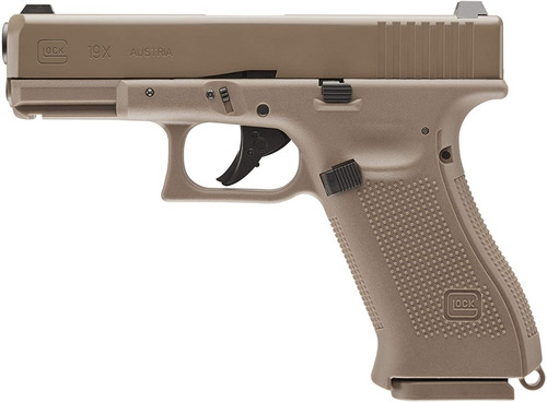 Imagen 3 de 6 de Glock 19x Coyote Gen5 Co2 Cal .177 Full Blowback / 380 Fps