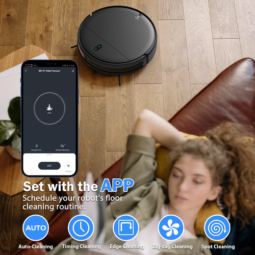Robot Aspirador Y Trapeador Wifi 2 En 1 Mmg