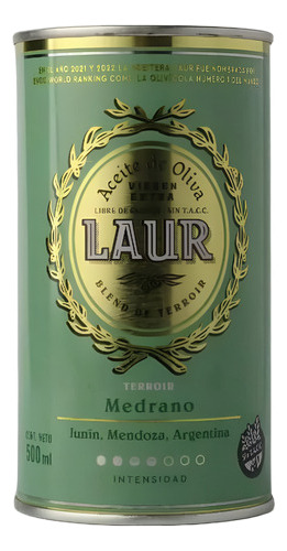 Aceite De Oliva Laur Virgen Extra Medrano Lata 500cc
