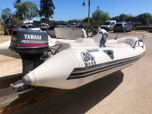 Imagen 7 de 8 de Semirrigido Moon 440t Yamaha 40 Hp 2t Web Marine