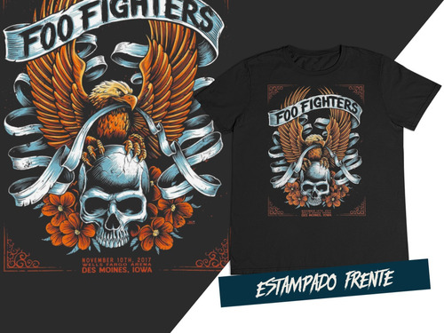 Camiseta Rock Foo Fighters C3