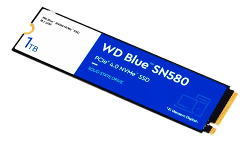 Disco Solido Ssd M.2 2280 Western D. Sn580 De 1tb Nvme Blue