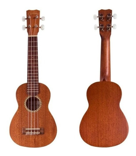 Imagen 2 de 4 de Ukelele Soprano Cordoba 20sm Cuerpo Caoba Satin Natural