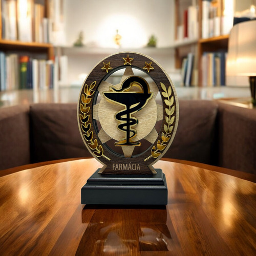 Presente Formatura Farmácia Troféu Farmacêutico