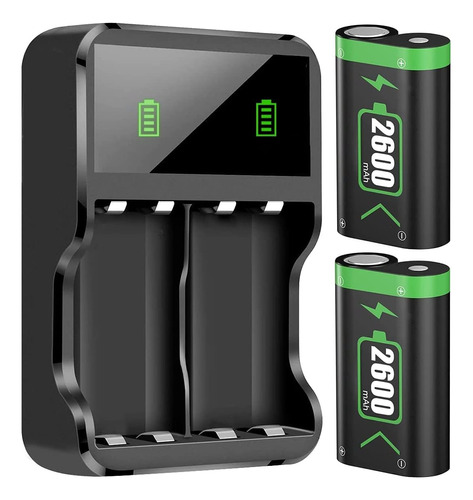 Batería Recargable 2×2600 Mah Para Mando Xbox One/s/x/elite