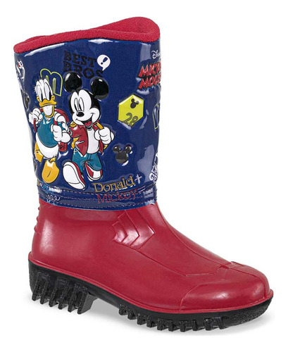 Botas Mickey Olimpo Rojo Para Niño Disney