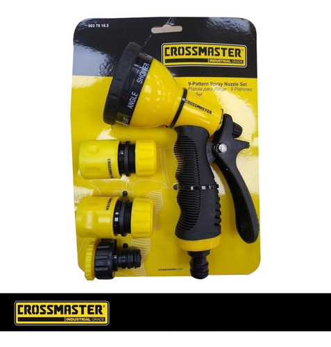 Imagen 5 de 10 de Pistola Para Riego 9 Posiciones Patrones Crossmaster