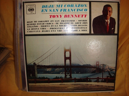 Vinilo Tony Bennett Deje Mi Corazon En San Francisco Si3
