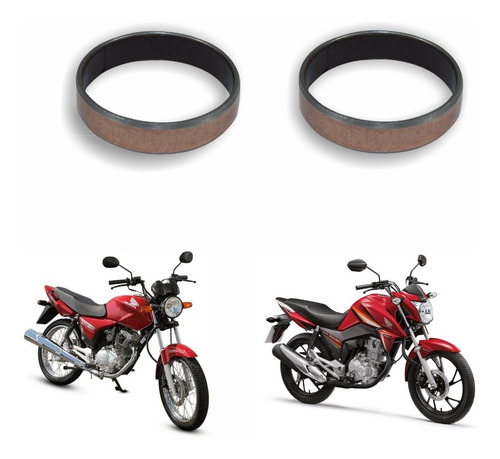 Bucha Guia Bronzina Garfo Externo Bengala Titan 150 160 Par