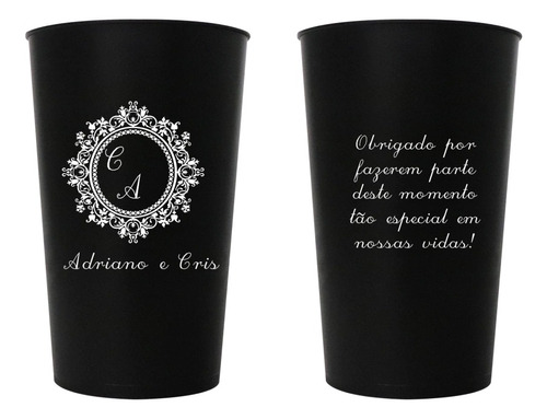 Kit 200 Copos Eco 550ml Personalizados