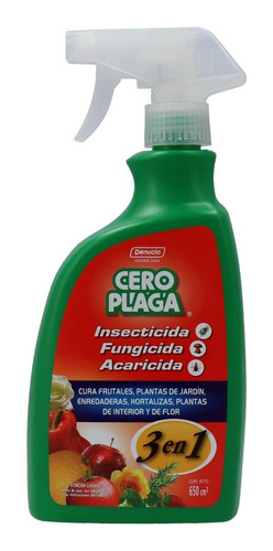 Cero Plaga 3 En 1 Insecticida - Fungicida - Acaricida 650cc