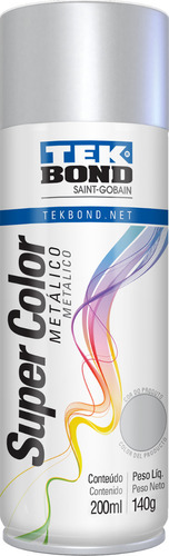 Aerosol Pintura Plata Metal + Secado Rapido 200ml/140gr 