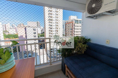 Imagem 2 de 27 de My Space - Rua Clodomiro Amazonas, 1346. Apartamento Mobiliado À Venda, 71 M², Sacada, 2 Dormitórios, 1 Suíte, 2 Vagas E Lazer Completo. - Ap13351