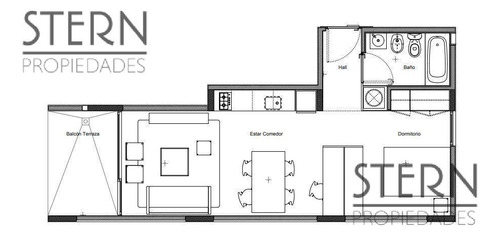 Espectacular 2 Ambientes - 45 M2 - Super Moderno - Amoblado - Villa Crespo