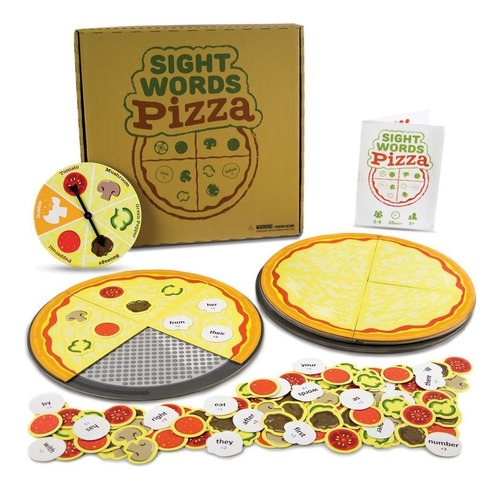 Juego De Mesa Pintsize Scholars Sight Words   De Pizza   Jmg