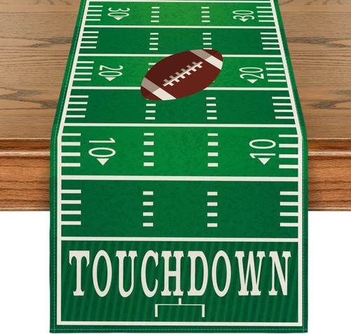 Artoid Mode Touch Down American Football Court Table Runner,