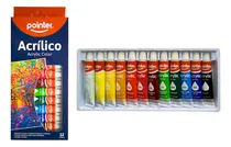 Comprar Pinturas Acrílicas Pointer Colores Suave 12ml 12 Unidades