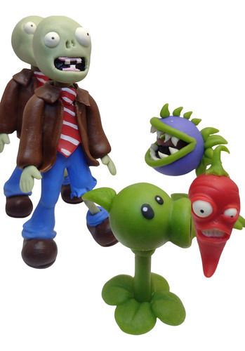 Plants Vs Zombies Adorno De Torta Plantas Vs Zombies Indistinto Plants Vs Zombies