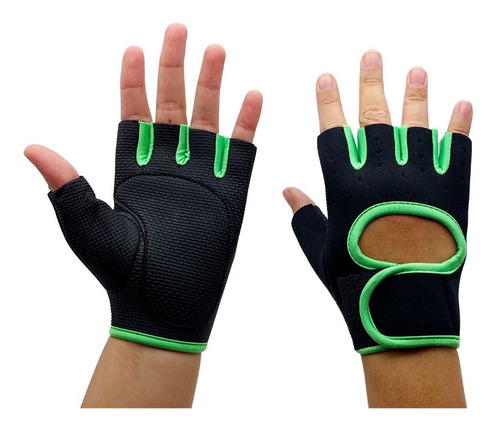 Guantes Gimnasio P/pesas Gym Pilates Fitness Neoprene