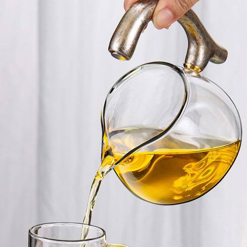 Tetera De Vidrio Semiautomática, Té Suelto Para Regalo De